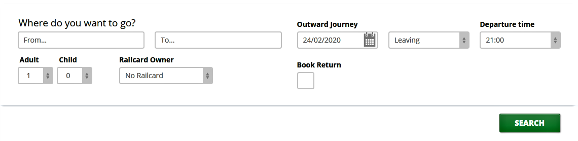 The National Rail Birmingham Journey Planner